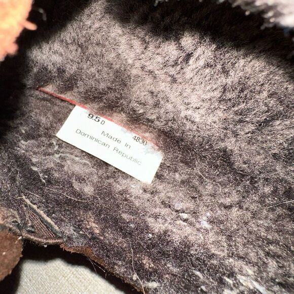 Allen Edmonds Courtside Slip On Shearling Loafer Mens 4830 Brown Suede Sz 9.5 - Picture 13 of 14